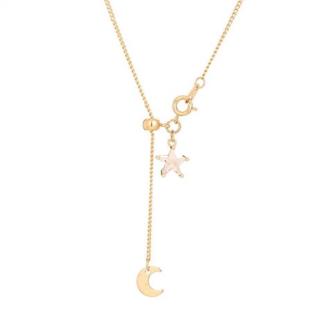 Necklace TASYAS Star with Moon