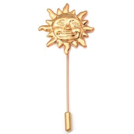 Brooch TASYAS Smile of the sun gold