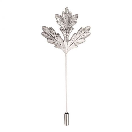 Brooch TASYAS Maple leaf silver
