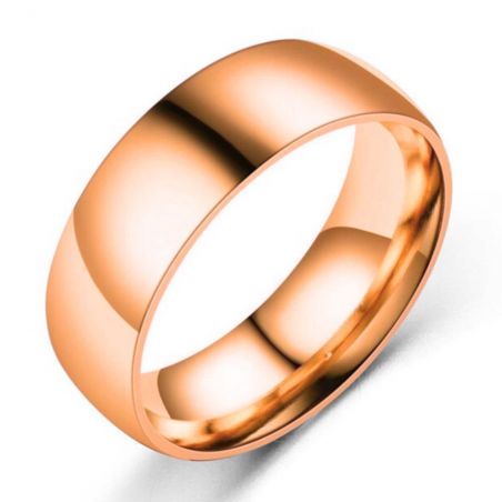 Ring TASYAS Classic 6 mm rose gold size 20.5