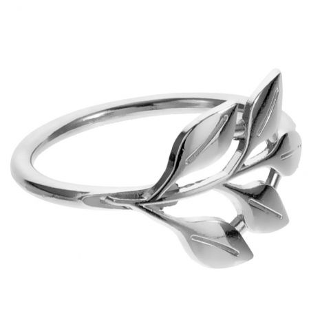 Napkin ring TASYAS Spring branch silver
