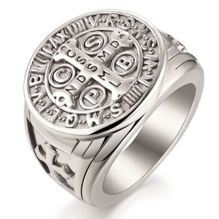 Ring TASYAS Saint Benedict silver size 21.5