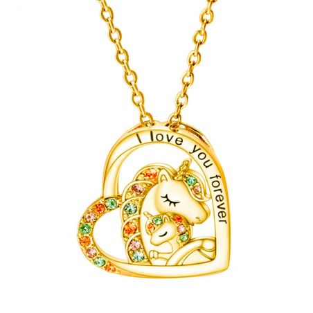 Necklace TASYAS Happy Unicorn gold