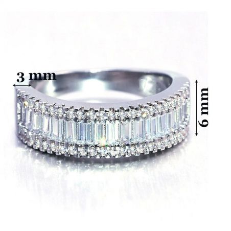 Ring TASYAS Glitter zircon size 16.5