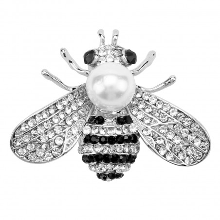 Brooch TASYAS Silver bee