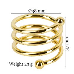 Napkin ring TASYAS Spiral gold