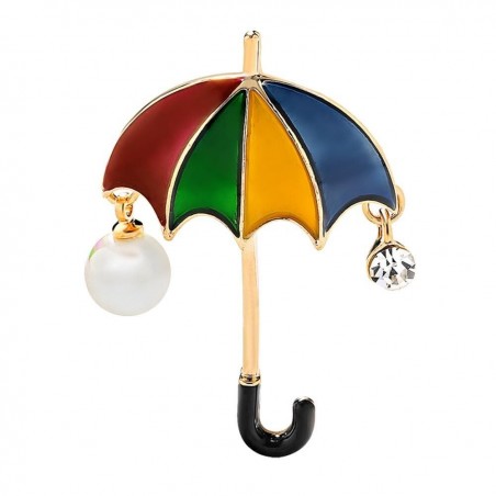 Brooch TASYAS Rainbow umbrella
