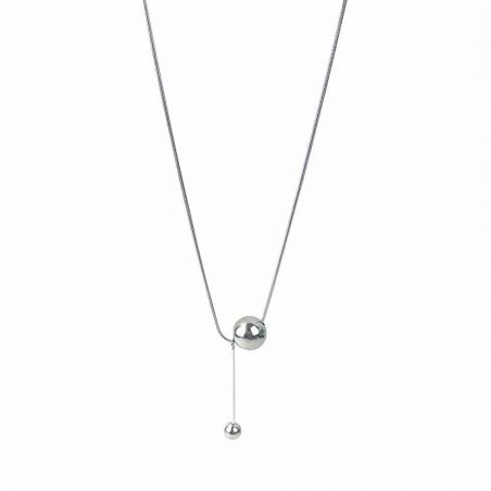 Necklace TASYAS Sphere trend silver